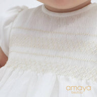 Embroidered Organza Children's Dress - Vera Rochi Boutique