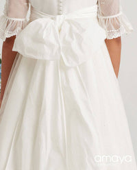 Taffeta Communion Bow - Vera Rochi Boutique