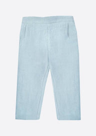 Plain Linen Baby Trousers - Vera Rochi Boutique