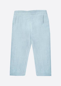 Plain Linen Baby Trousers