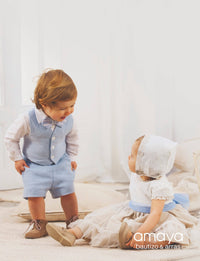 Plain Linen Baby Trousers