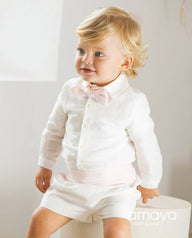 Baby Linen Sash - Vera Rochi Boutique