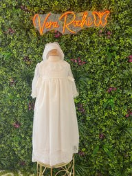Long-Sleeved Baby Skirt With Hood - Vera Rochi Boutique