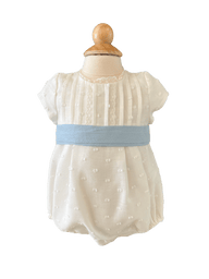 Plumeti Linen Baby Romper - Vera Rochi Boutique