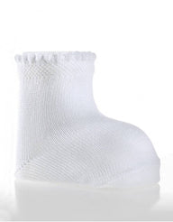 Plain Perle Thread Socks - Vera Rochi Boutique