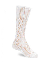 Perle Thread Openwork High Socks