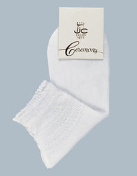 32227 PERLE THREAD SEMI-GRAVED SOCKS