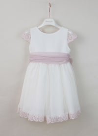 582407MC CHILDREN'S DRESS IN TULLE AND LACE