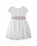 582411MC CHILDREN'S DRESS IN PLUMET.