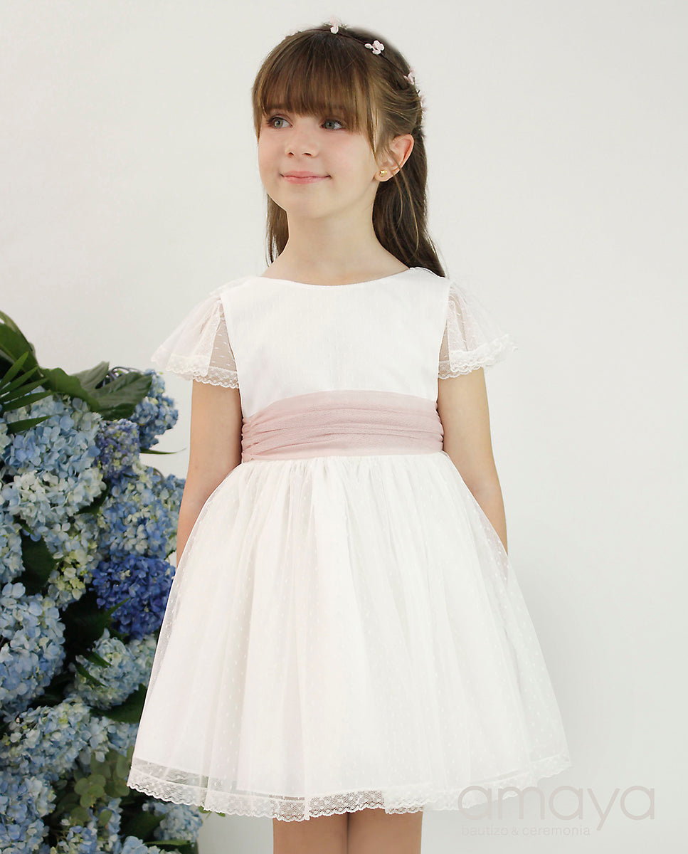 582423 CHILDREN'S DRESS IN TULLE