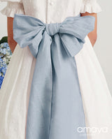 587000LZ1 LINEN COMMUNION BOW