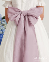 587000LZ1 LINEN COMMUNION BOW