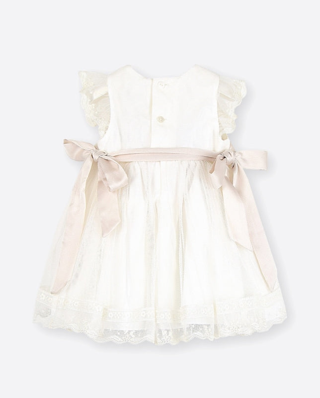 CHRISTENING DRESS IN TULLE - Vera Rochi Boutique