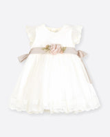 CHRISTENING DRESS IN TULLE - Vera Rochi Boutique