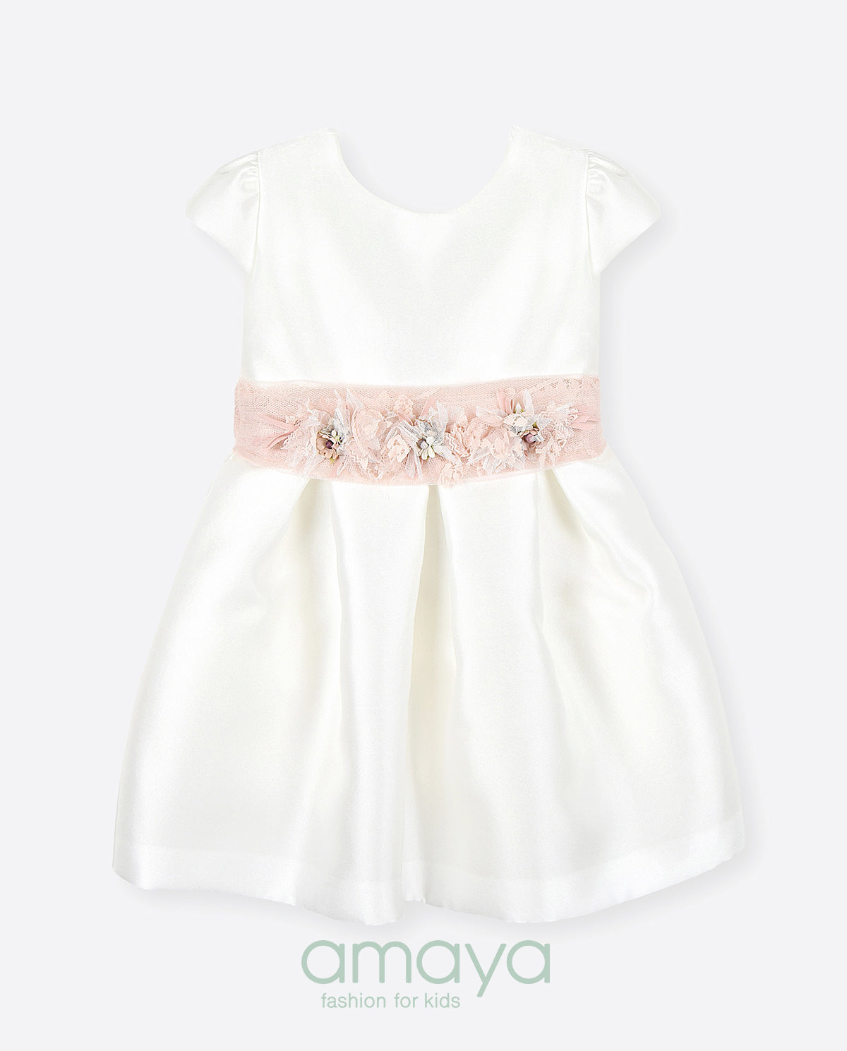 593427 CHILDREN'S DRESS IN MIKADO