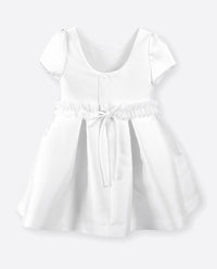 593428 CHILDREN'S DRESS IN MIKADO