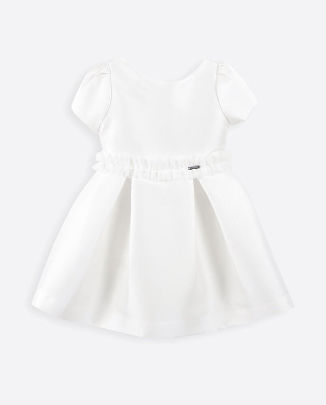 593428 CHILDREN'S DRESS IN MIKADO