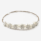 Hair Wreath With Small Flowers - Vera Rochi Boutique
