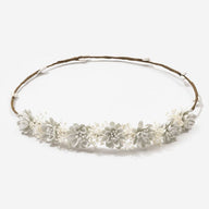 Hair Wreath With Small Flowers - Vera Rochi Boutique