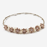 Hair Wreath With Small Flowers - Vera Rochi Boutique