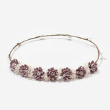 Hair Wreath With Small Flowers - Vera Rochi Boutique