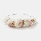 Combined Tulle And Chamomile Flower Wreath - Vera Rochi Boutique