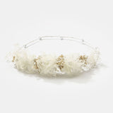 Combined Tulle And Chamomile Flower Wreath - Vera Rochi Boutique