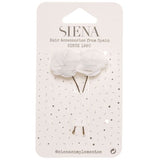 Pack Of 2 Chiffon Flowers 61 Hair Pin - Vera Rochi Boutique