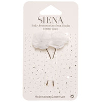 Pack Of 2 Chiffon Flowers 61 Hair Pin - Vera Rochi Boutique