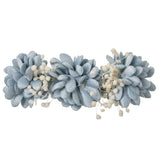 Hair Clip With 3 Flowers Elia And Gypso - Vera Rochi Boutique