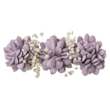 Hair Clip With 3 Flowers Elia And Gypso - Vera Rochi Boutique