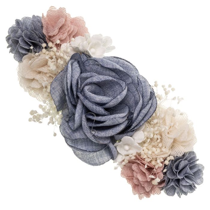 Sira Floral Headdress Hair Clip - Vera Rochi Boutique