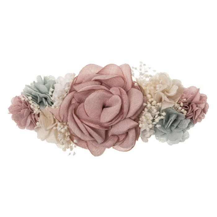 Sira Floral Headdress Hair Clip - Vera Rochi Boutique