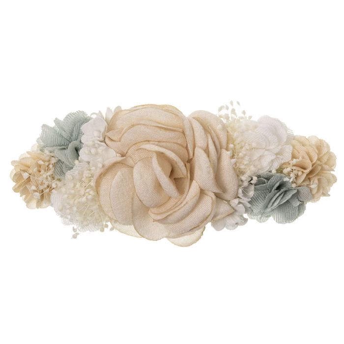 Sira Floral Headdress Hair Clip - Vera Rochi Boutique