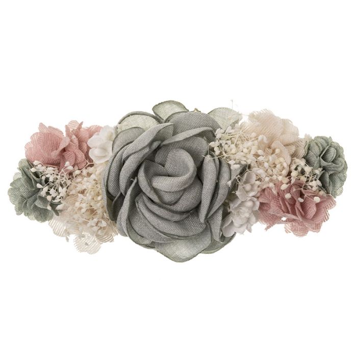 Sira Floral Headdress Hair Clip - Vera Rochi Boutique