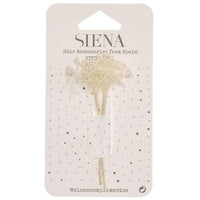 Pack Of 2 Mini Gypsophila Hair Pins - Vera Rochi Boutique