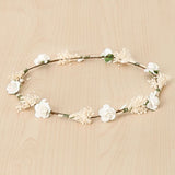 Floral Wreath With Roses And Dried Flowers - Vera Rochi Boutique