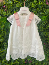 EMBROIDERED TULLE BABY - Vera Rochi Boutique