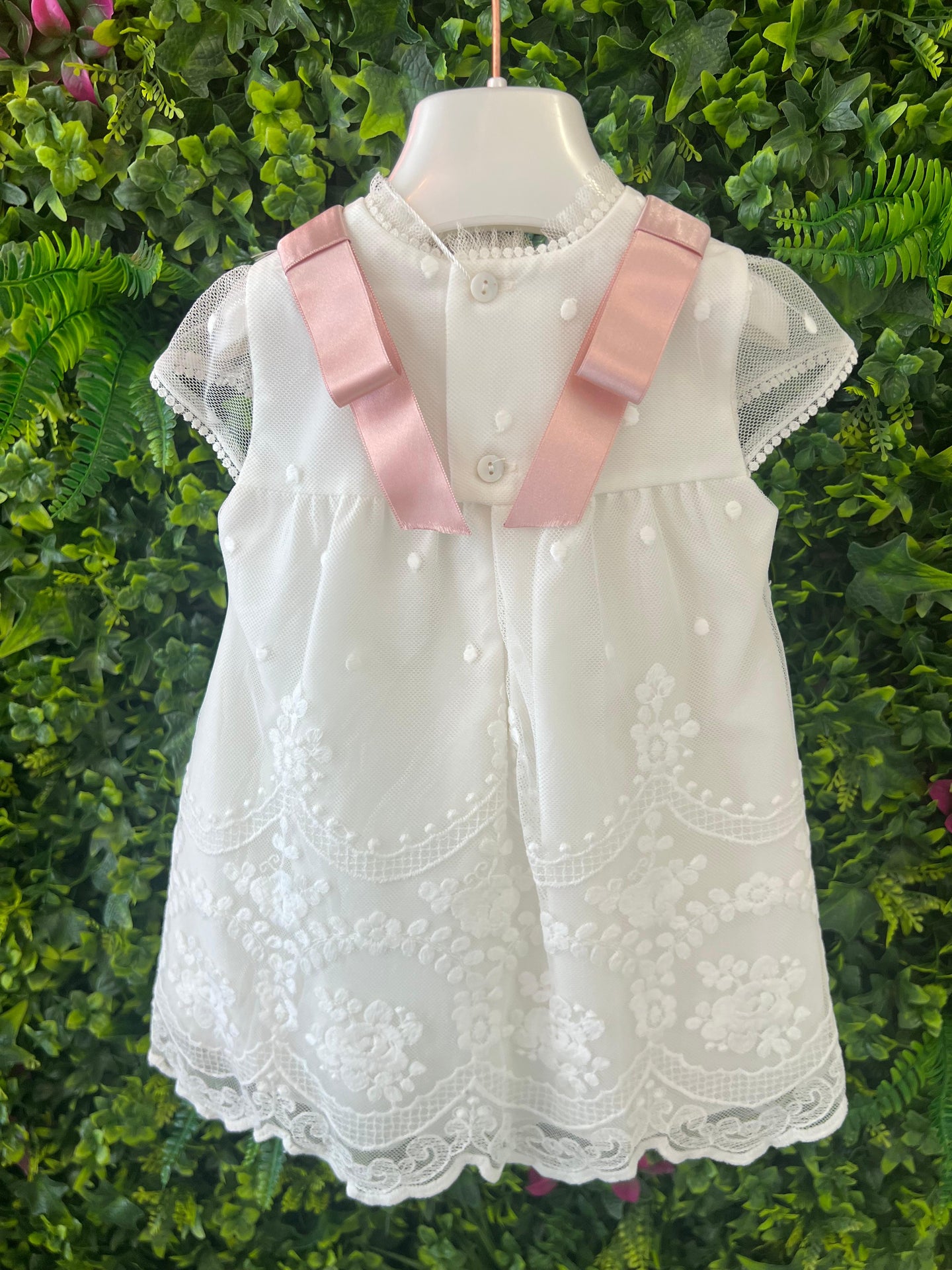 EMBROIDERED TULLE BABY - Vera Rochi Boutique