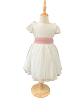 582411MC CHILDREN'S DRESS IN PLUMET.