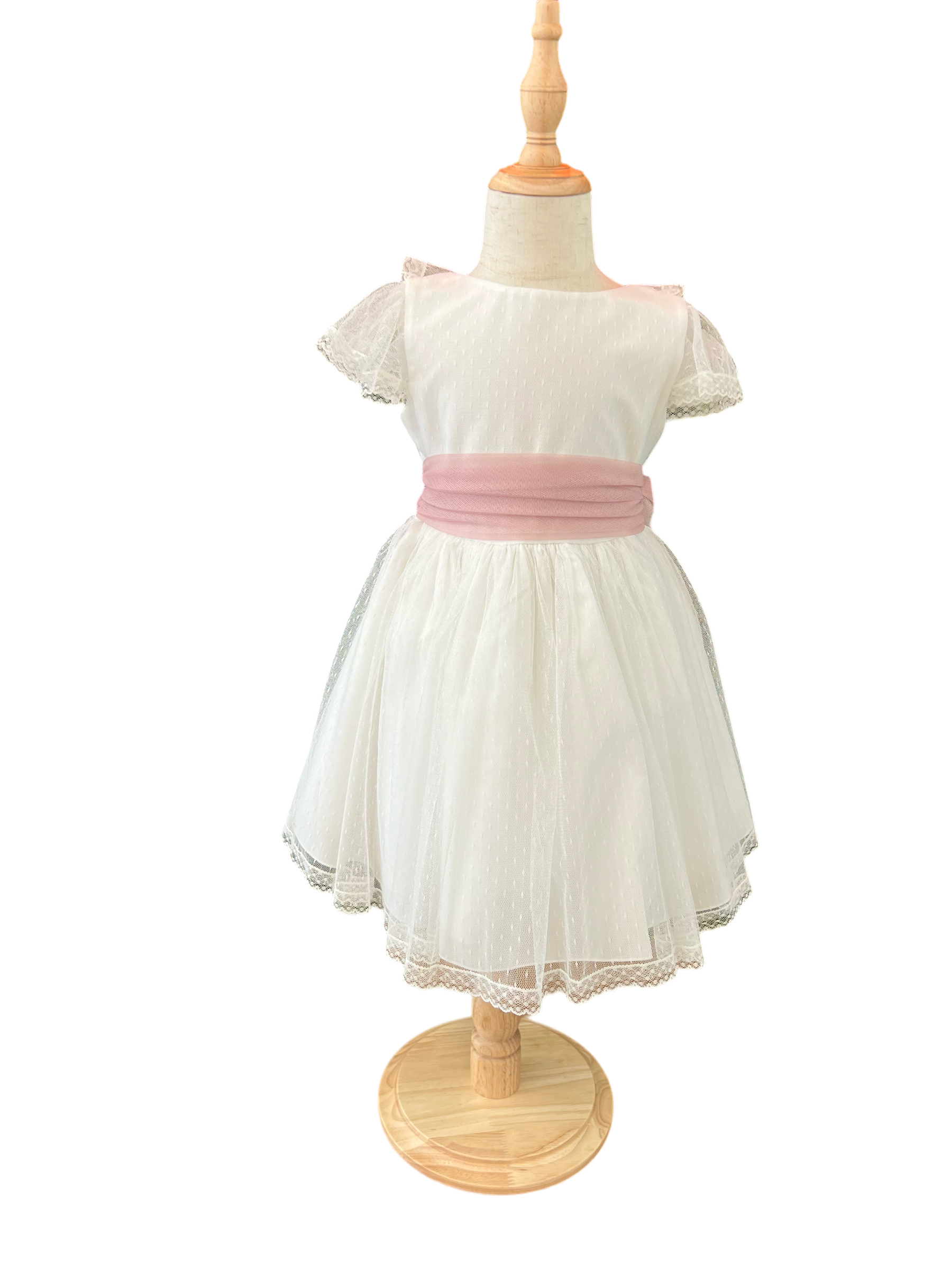 582411MC CHILDREN'S DRESS IN PLUMET.