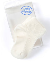 30900 Pearl thread socks with rolled cuff