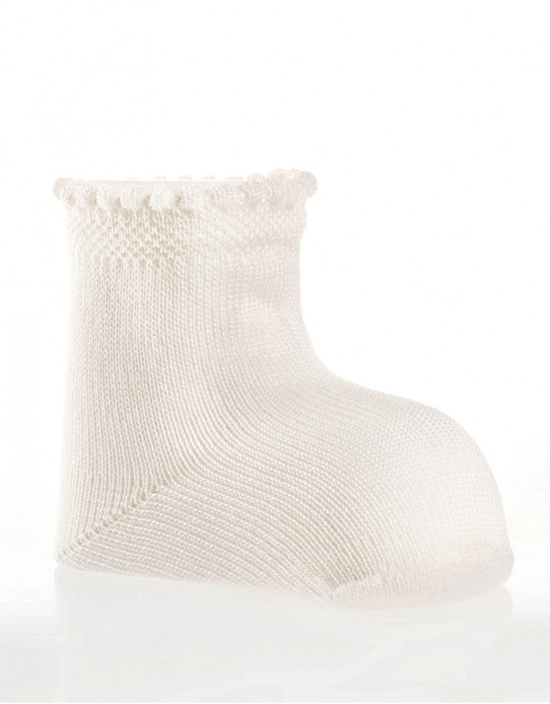 30922 Plain Perle Thread Socks