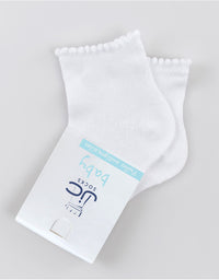 30922 Plain Perle Thread Socks