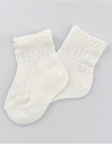 30935 Semi-openwork Perlé Thread Socks