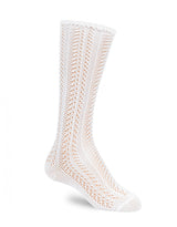 31950 Perle Thread Openwork High Socks