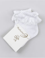 30936 PLAIN SOCKS WITH LACE